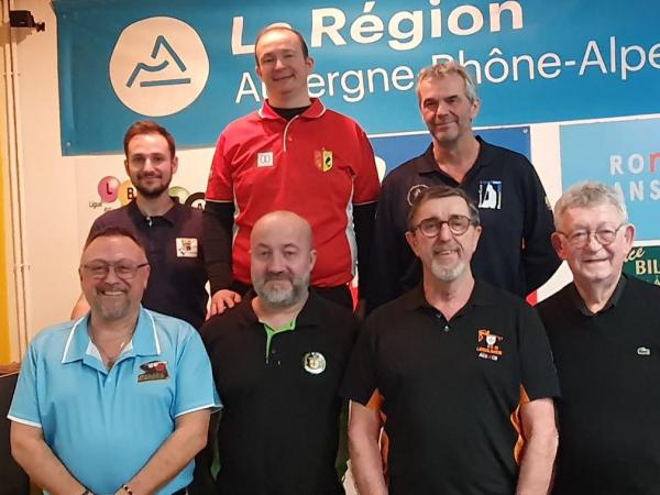 Rouby Guillaume(3ème) Carreau Michael (1er) Guérin Xavier ( 2ème) Grémain Gino (3ème) Herrebrecht Thierry (1er) Hugel Fernand ( 2ème